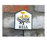 Metal Herb Markers Plants Labels Garden Sign Outdoor Herbs Tags Heavy Duty (Dill)