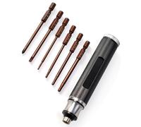Metal Hexagonal Screwdriver Bit Set for Robot, Racing Model Maintenance & Upkeep Hexagonal Bit Tool Set
