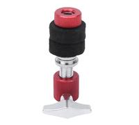 Metal Hi Hat Cymbal Clutch Holder, Hi-hat Cymbal Clutch, Hi-hat Drum Back Clip Red and Black Drum Set Accessory Musical Instrument Accessory for Hi Hat Drums