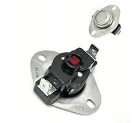 Metal High Limit Switch 62775 Overheat Protection Device | metal construction, black finish, 2x1.5 inch size, replaces part 62775, robust design