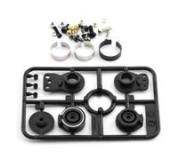 Metal High Torque Servo Saver Servo Arm 51000 50473 for Tamiya XV01 XV02 TT02 TYPE-S TD2 M05 TB-03 1/10 RC Car Upgrade Parts(Schwarz)