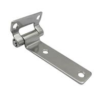 Metal Hinge Kit - Solid Steel Assembly, Mounting Fixtures, Rustproof Pivot System with Precision Movement Feature | Structural Support Application Wooden Cases Cabinets Doors Nautical Equipmen