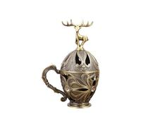 Metal Holder with Openwork Pattern Bedroom Decor 1PC Retro-type Patterned Ornament