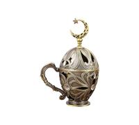 Metal Holder with Openwork Pattern Bedroom Decor 1PC Retro-type Patterned Ornament