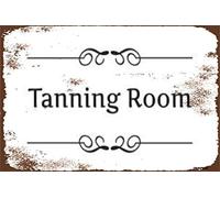 Metal Home Decor Sign Tanning Room Beer Sign Funny Fun Warning Drinking Fashion Decor Bar Poster Presents on Christmas, Thanksgiving, Anniversaries and Birthday 8x12 Inch