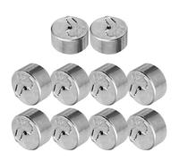 Metal Hook Weights Set 10pcs 50g Each C-Shaped Hook Codes Mechanics Teaching Equipment for Physics Laboratory and School Science Experiments Professional Process