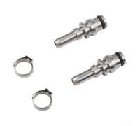 Metal Hose Adaptor for Karcher for puzzi Carpet Cleaner Models 100 to 400 - Quick Connect for stem Fitting 4.443-019.0(2 PACK)