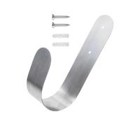 Metal Hose Hanger - 11.02x5.51x2.17 Inch Silver, Rust Resistant Bracket, Utility Cable Organizer | Portable Reel Stand Home Garden Balcony Workshop Extension Leads Air Compressor Lines Fence Mounting