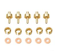 Metal Hydraulic Brake Hose Fitting Set with 5 Washers Needles | Includes 5 washers, 5 needles, 5 olive heads; fits HOPE TECH3 E4 X2 models perfectly