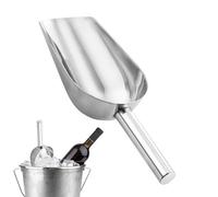 Metal Ice Scoop, Scooper for Maker, Kitchen Accessory, Multipurpose Utility Scoop Coffee Bean Food Candy Flour Popcornmetal Popcorn
