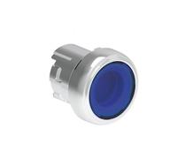 Metal Illuminated Button 22mm Automatic Platinum LPSBL106