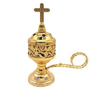 Metal Incense Burner - Metal Decorative Cross Incense Holder - Aromatherapy Small Ornament, Home Decor, Room Decor For Yoga Spa Meditation Use
