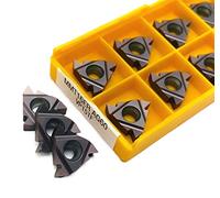 Metal indexable turning blade 10PCS 16ER 16IR AG60 Thread Turning Tool Carbide Tool Milling Cutter(16ER AG60 15TF)