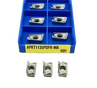 Metal indexable turning blade 10PCS APKT1135 MA H01 Milling Turning Tool Aluminum Cutting Tool Indexable CNC Lathe Tools Aluminum