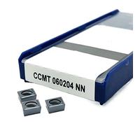 Metal indexable turning blade 10PCS CCMT060204 NN LT10 Carbide Blade CNC Turning Tool Diamond Inner Hole Turning Blade Stainless Steel Turning Tools