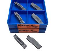 Metal indexable turning blade 10PCS Cutting Tool MGMN500 M PC9030 5mm Fine Separation Slotted Carbide Blade Metal Lathe Tool CNC Turning Tool