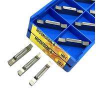 Metal indexable turning blade 10PCS MGGN150R MGMN200R MGMN300R MGMN400R-8 H01 Grooving Carbide Turning CNC Lathe Tool Milling(MGMN300R-8 H01)