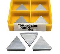 Metal indexable turning blade 10PCS Milling Insert TPMN160308 15TF Metal Turning Tool Milling Turning Tool Stainless Steel Machining Carbide Insert