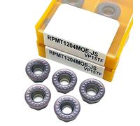 Metal indexable turning blade 10PCS RPMT1204 MOE 15TF Turning Tool Carbide Milling Machine Lathe Milling CNC Tool Turning Tool