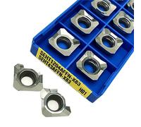 Metal indexable turning blade 10PCS SEHT1204 H01 Milling Insert Carbide Turning Inserts Lathe Tool CNC Milling Tools Cutting Tool