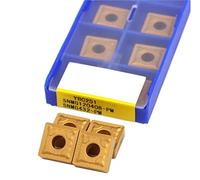Metal indexable turning blade 10pcs SNMG120408-PM YBC251 Carbide CNC Metal Lathe Tools Turning