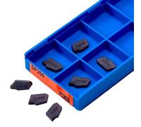 Metal indexable turning blade 10pcs SP200 SP300 NC3030 PC9030 Slotted Carbide Lathe Cutter Turning Tool Parting Off Tools Turning(SP200 PC9030)