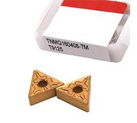 Metal indexable turning blade 10PCS TNMG160408 TM T9125 Carbide Outer External Turning Tool CNC Lathe Tool
