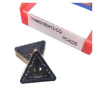 Metal indexable turning blade 10pcs TNMG160412 CQ PC4225 Carbide Inserts External Turning Tool CNC Lathe Tools Steel Cutting