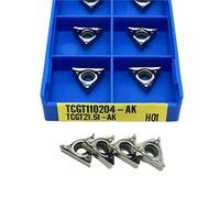 Metal indexable turning blade TCGT110204 AK H01 Aluminum Inserts Turning Tool Cutting Tool Turning Insert CNC Aluminum Tools(TCGT110204 AK H01)