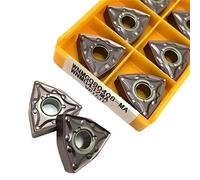 Metal indexable turning blade WNMG080408 15TF Carbide Lathe Tools External Turning Tool CNC Turning Cutting Tool(WNMG080408 MA 15TF)