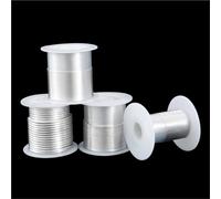 Metal Indium Wire 99.995% Pure 0.5mm 0.8mm 1mm 1.2mm diameter Indium Wire In For Experimental Scientific Research Pure 99.995%(Dia1.0mmx1meter 1pc)