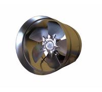 Metal Industrial Inline Extractor Fan 210mm Air Flow Tube