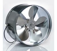 Metal Inline Extractor Fan 245mm / 9.65" Industrial Duct