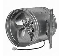 Metal Inline Extractor Fan 250mm / 9.84" with Fitting Bracket Duct Ventilator