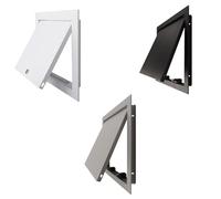 Metal Inspection Escape Door，Multi-Functional Embedded，Built-in Wall/Ceiling Access Door Cover，Conceals Unsightly Pipe Openings，Lockable(Gray,20x25cm)