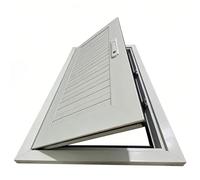 Metal Inspection Panel Access Hatch for Plasterboard Drywall, Wall Hole Cover for Electrical & Plumbing, Access Panel with Lock/Key, White(12x24in/30x61cm)