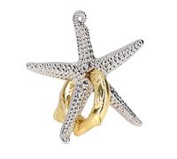 Metal Intelligence Unlocking Toy Starfish Shape Educational Brain Teaser Puzzle Game for Adults Durable Metal Material Portable Design