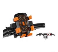 Metal Internal Bike Phone Mount 4.8-7.2 Inch Stable(Black)