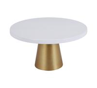 Metal Iron Cake Stand Round Pedestal Dessert Holder Cupcake Display Rack Bakeware for Birthday Wedding Party 20.5X12CM