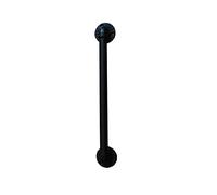 Metal Iron Garage Shed Door Handle | Pull Push Barn Door Grab Bar | Modern Entrance Door Handles for Wooden Doors Kitchen Furniture Cabinet Closet Drawer