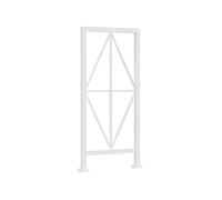 Metal Iron Stair Balustrade Set - Indoor/Outdoor Railing for Attic, Balcony & Deck Decor - 5 Elegant Styles - Enhance Safety & Aesthetics