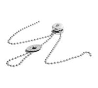 Metal Jazz Drum Cymbal Sustain Chain Sizzler for 14-18 Inch Effect Cymbals | Precision Riveted Detachable Chain, Flexible Metal Bead Design, Tool-free Install for Live Shows and Touring