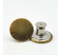 Metal Jeans Button Detachable Pants Snap Fastener Pins Adjustable Jeans Waist Button Sewing Buckles Screw Repair Kits-18-2pcs