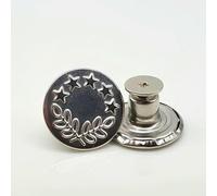 Metal Jeans Button Detachable Pants Snap Fastener Pins Adjustable Jeans Waist Button Sewing Buckles Screw Repair Kits-4-5pcs