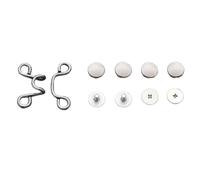 Metal Jeans Button Tighteners Adjustable Pants Waist Tighteners Waistband Adjusters Waist Buckles for Jeans Trousers No Sewing Dress/Jeans Extender Button