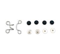 Metal Jeans Button Tighteners Adjustable Pants Waist Tighteners Waistband Adjusters Waist Buckles for Jeans Trousers No Sewing Dress/Jeans Extender Button