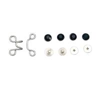 Metal Jeans Button Tighteners Adjustable Pants Waist Tighteners Waistband Adjusters Waist Buckles for Jeans Trousers No Sewing Dress/Jeans Extender Button