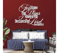 Metal Jeremiah 29:11 Bible Verse Wall Art, Metal Christian Faith Biblical Wall Artwork Decor, Black Artwork Decoration for Living Room,Bedroom Hallway and Stairs Nature Home Decor (Whit