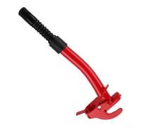 Metal Jerry Can Spout, With Flexible Rubber Tip, Leak-Free Gasket Seal, Detachable Nitrile Rubber Nozzle & Construction(Red Model)