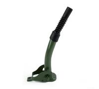 Metal Jerry Can Spout with Rubber Nozzle for Standard 5L 10L 20L Containers, Leak Proof Seal Gasket, and Practical Fuel Pouring Accessory